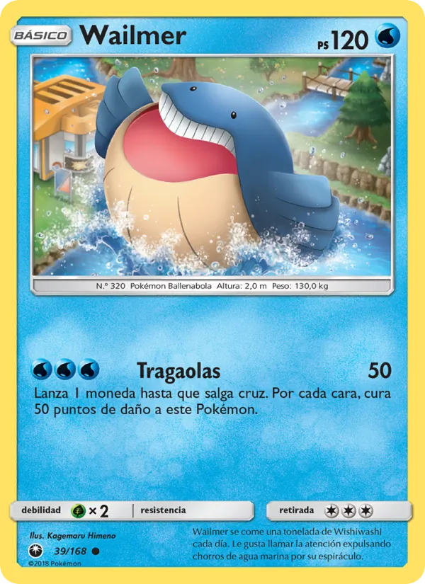 Wailmer Tormenta Celestial 39/168