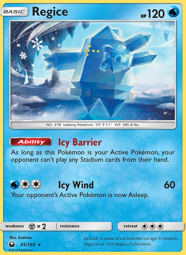 Regice Celestial Storm 45/168