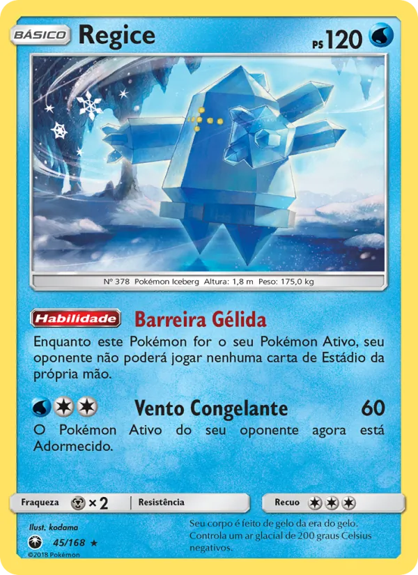 Regice Tempestade Celestial 45/168