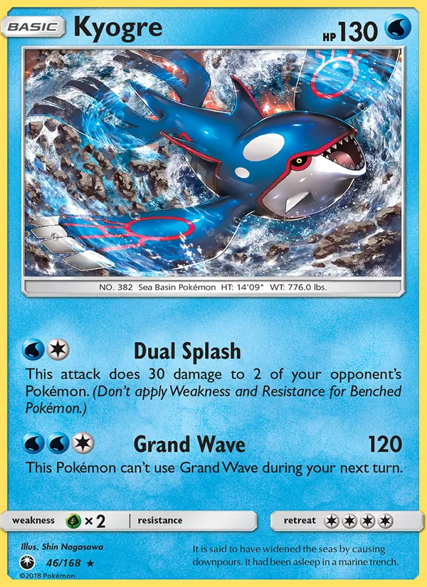 Kyogre Celestial Storm 46/168