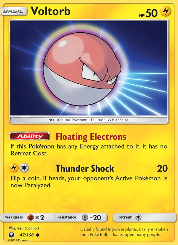 Voltorb Celestial Storm 47/168