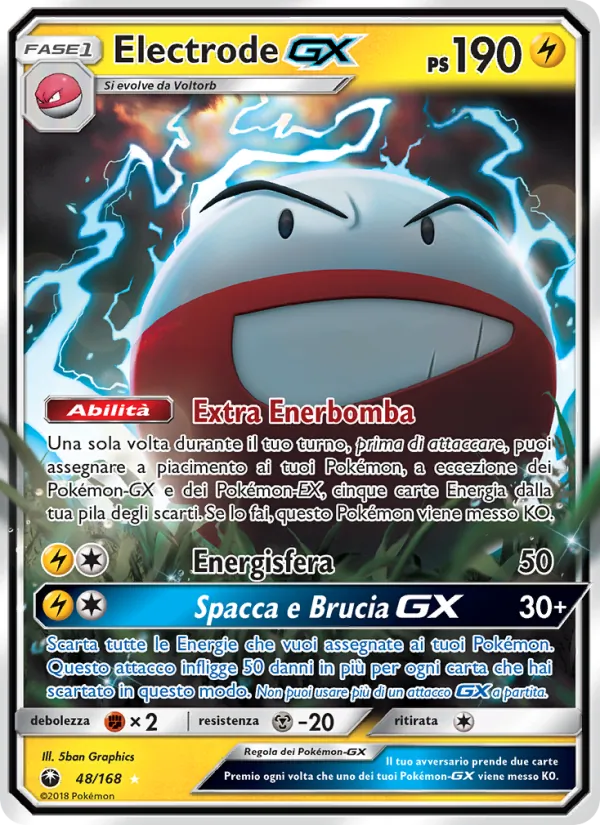 Electrode GX Tempesta Astrale 48/168