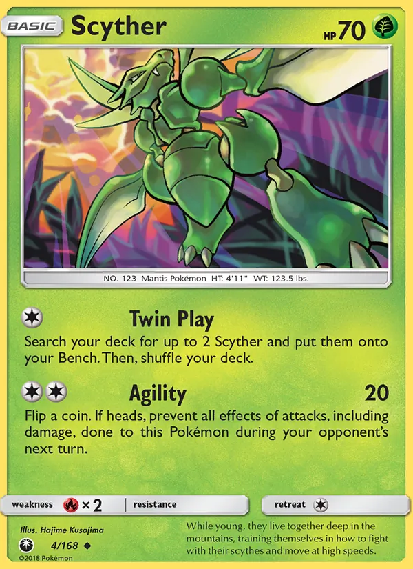 Scyther Celestial Storm 4/168