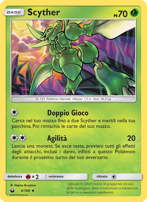 Scyther Tempesta Astrale 4/168
