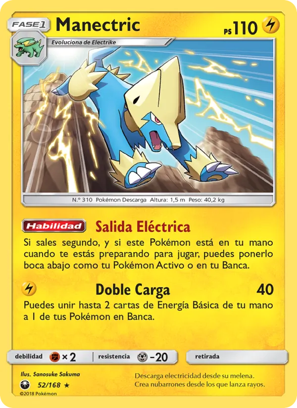 Manectric Tormenta Celestial 52/168