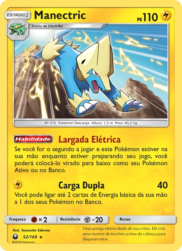 Manectric Tempestade Celestial 52/168