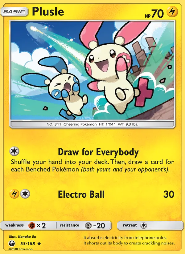 Plusle Celestial Storm 53/168