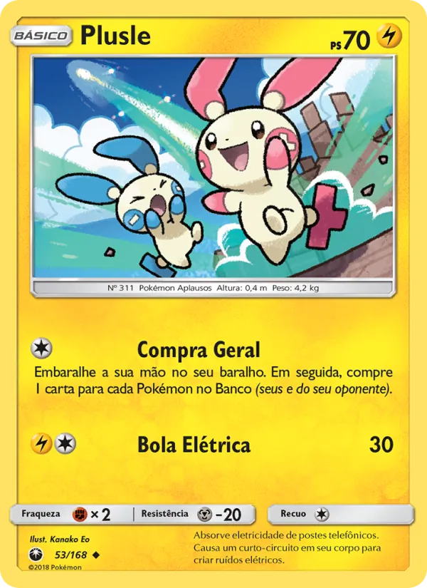Plusle Tempestade Celestial 53/168