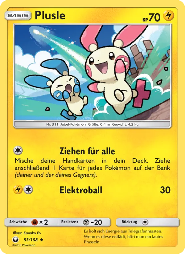 Plusle Sturm Am Firmament 53/168