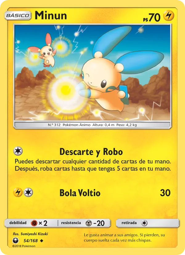 Minun Tormenta Celestial 54/168