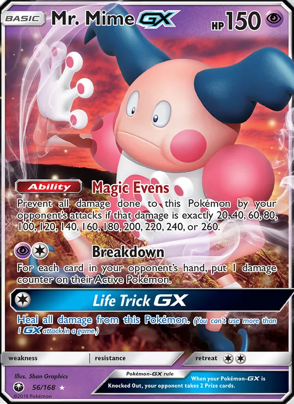 Mr. Mime GX Celestial Storm 56/168