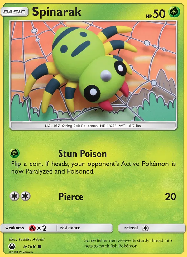 Spinarak Celestial Storm 5/168