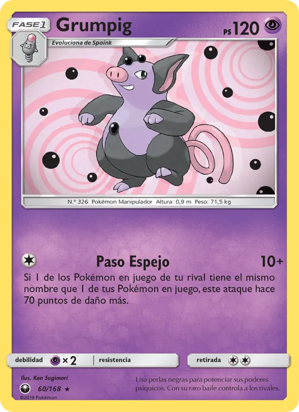 Grumpig Tormenta Celestial 60/168