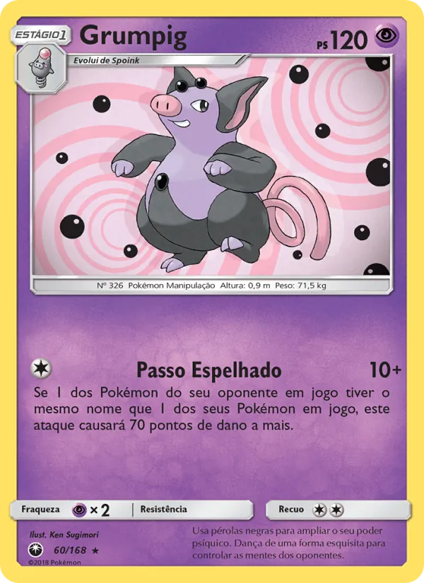 Grumpig Tempestade Celestial 60/168