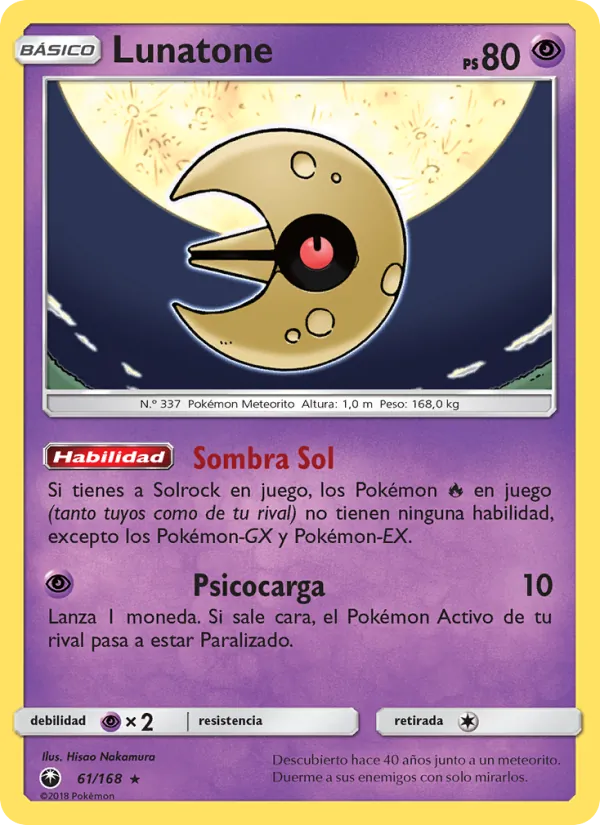 Lunatone Tormenta Celestial 61/168