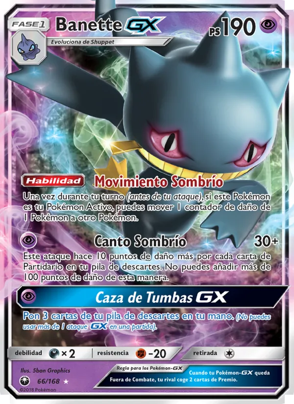 Banette GX Tormenta Celestial 66/168