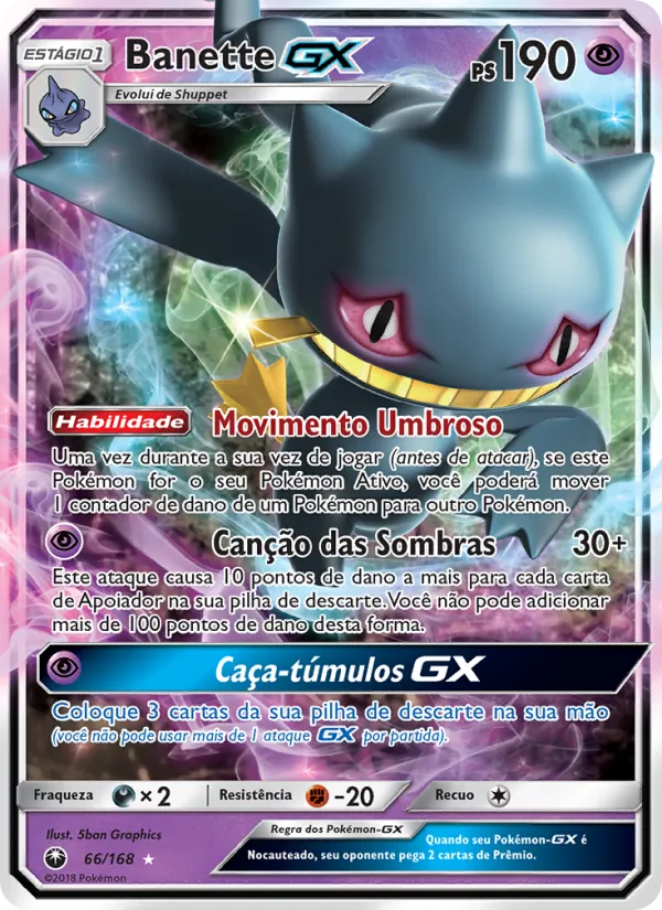Banette GX Tempestade Celestial 66/168