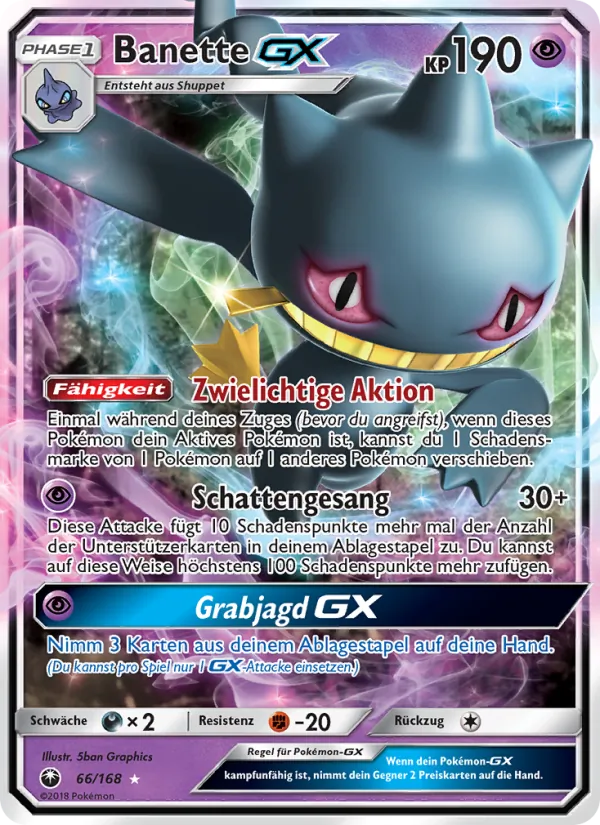Banette GX Sturm Am Firmament 66/168