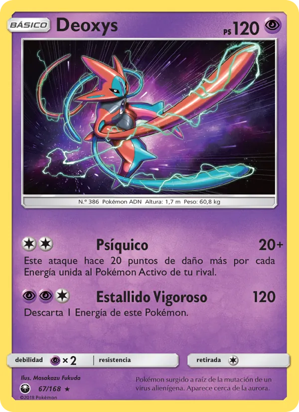 Deoxys Tormenta Celestial 67/168