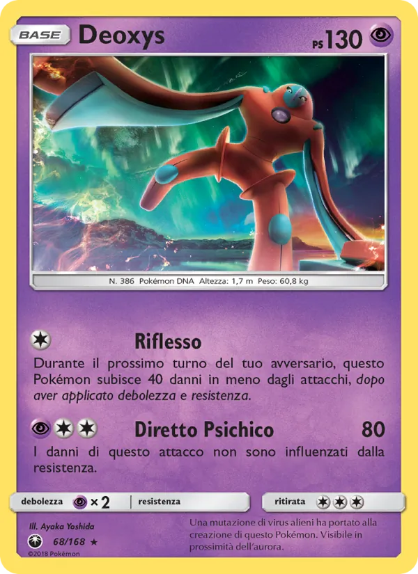 Deoxys Tempesta Astrale 68/168