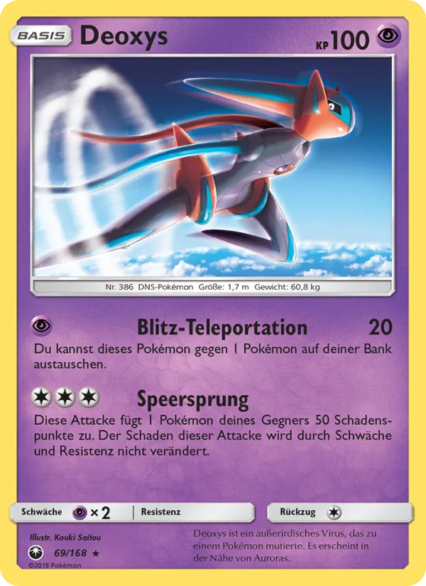 Deoxys Sturm Am Firmament 69/168