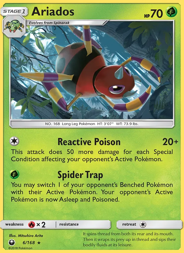 Ariados Celestial Storm 6/168