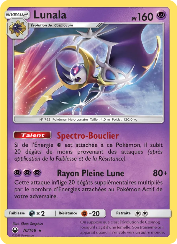Lunala Tempête Céleste 70/168