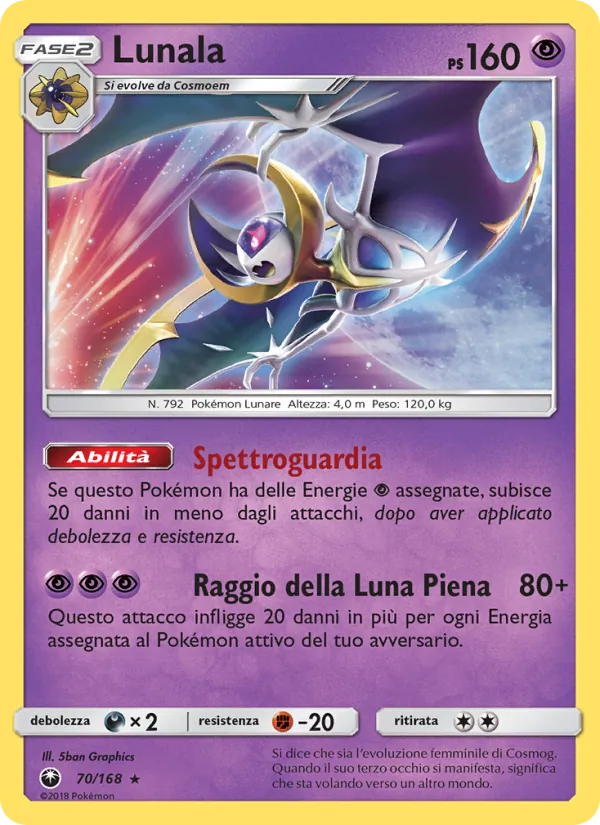 Lunala Tempesta Astrale 70/168
