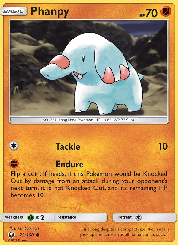 Phanpy Celestial Storm 72/168
