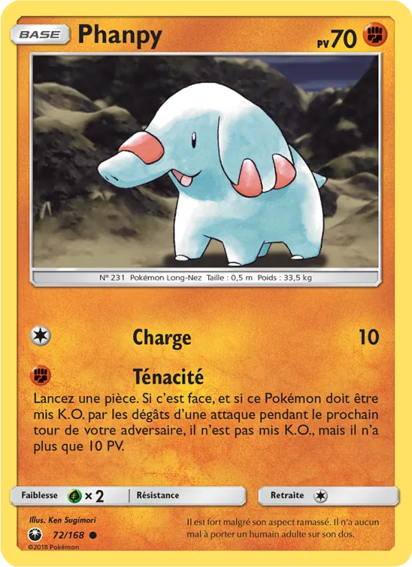 Phanpy Tempête Céleste 72/168