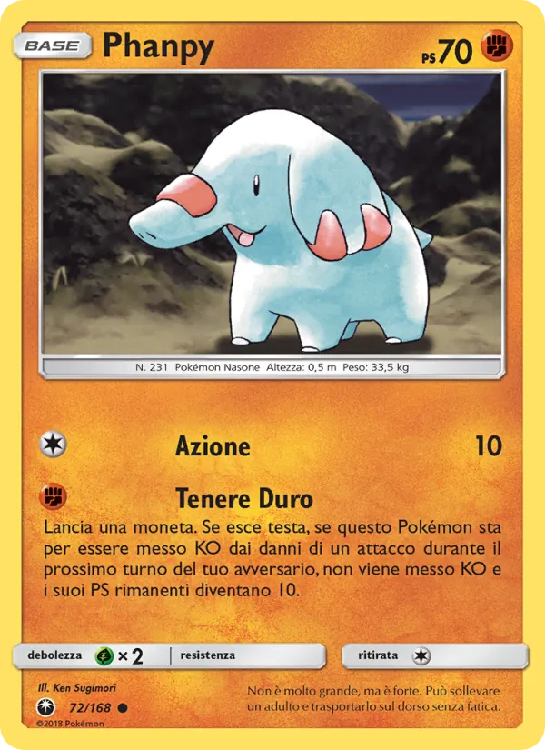 Phanpy Tempesta Astrale 72/168