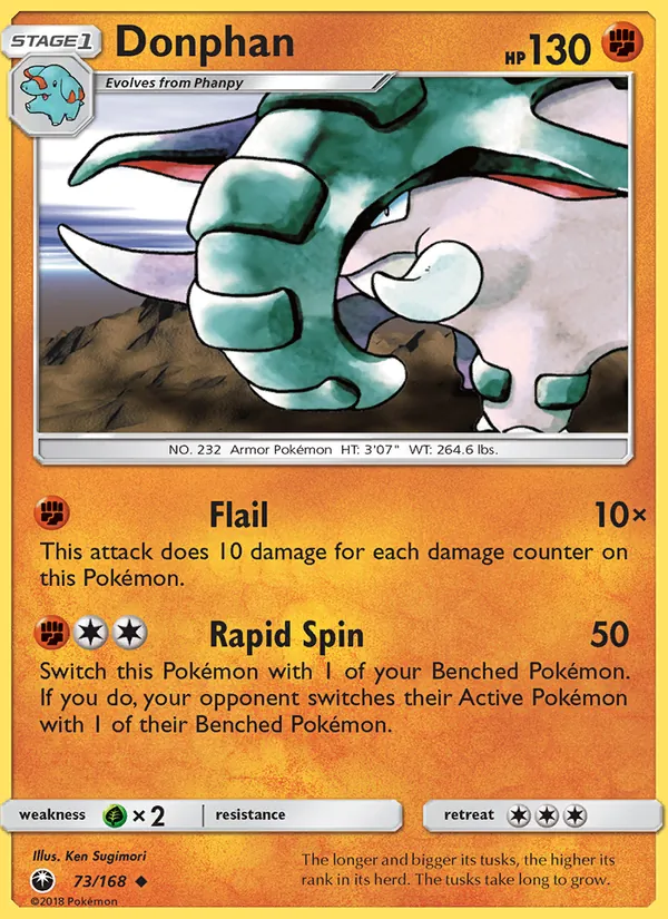Donphan Celestial Storm 73/168