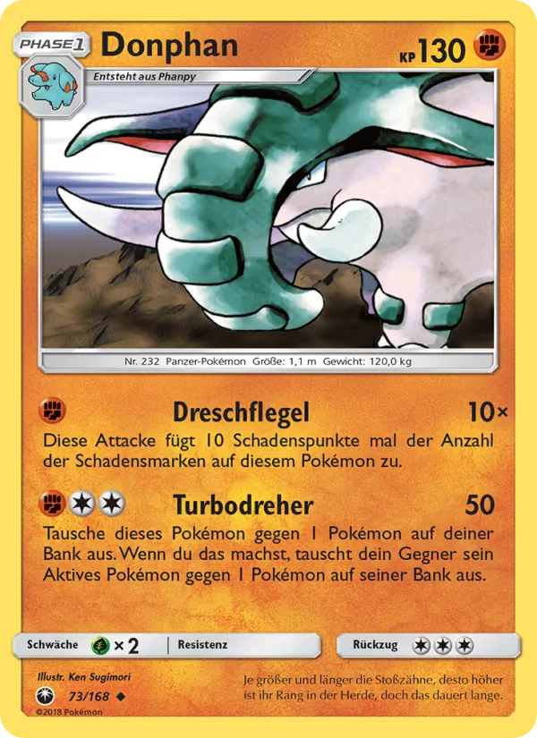 Donphan Sturm Am Firmament 73/168