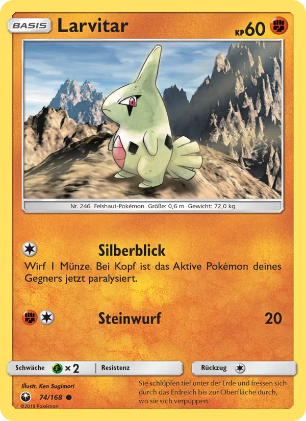 Larvitar Sturm Am Firmament 74/168