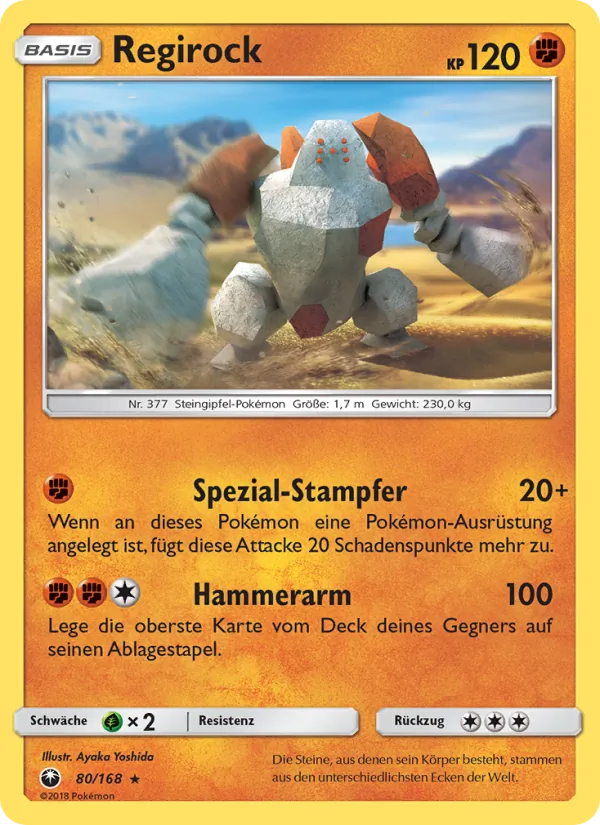 Regirock Sturm Am Firmament 80/168