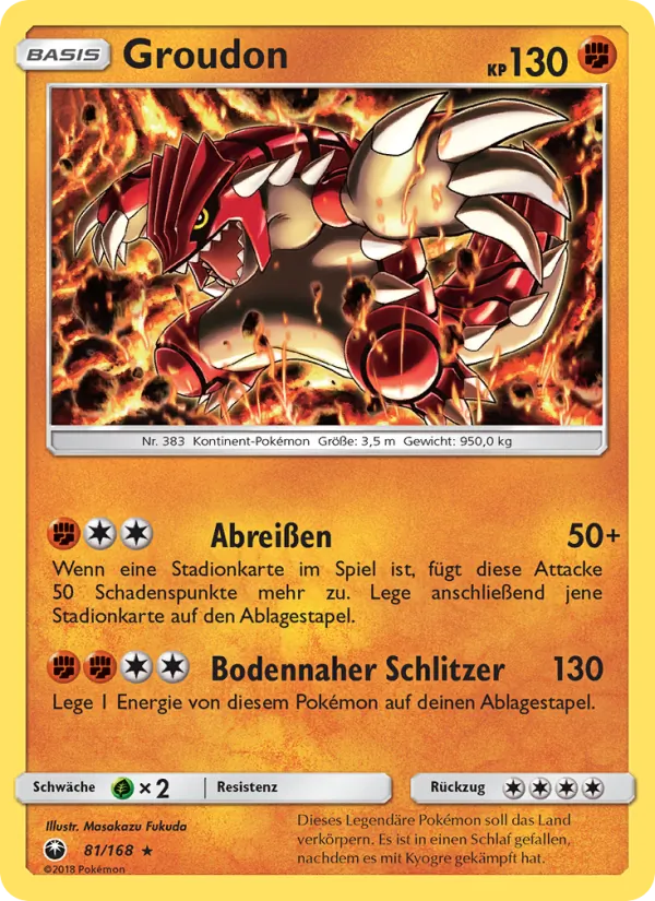 Groudon Sturm Am Firmament 81/168