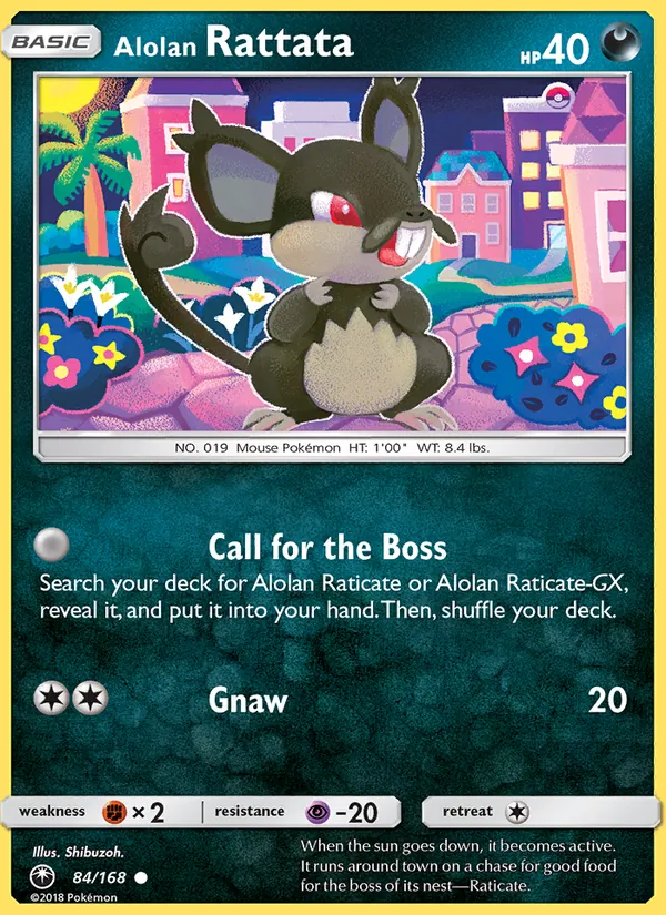 Alolan Rattata Celestial Storm 84/168