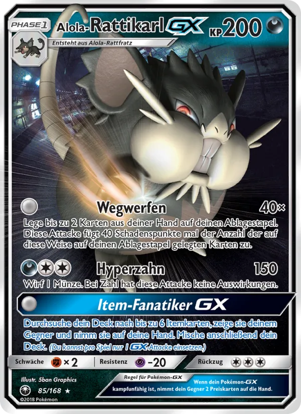 Alola-Rattikarl GX Sturm Am Firmament 85/168