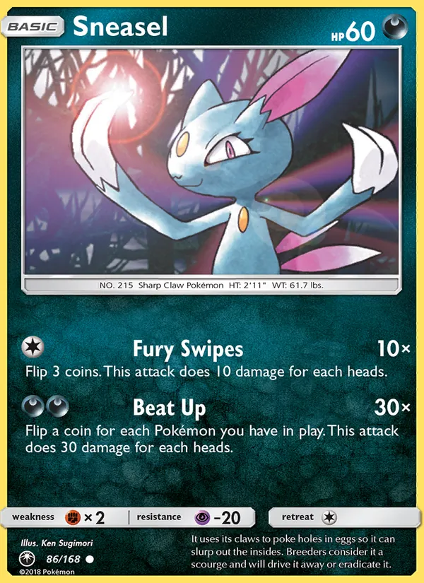 Sneasel Celestial Storm 86/168