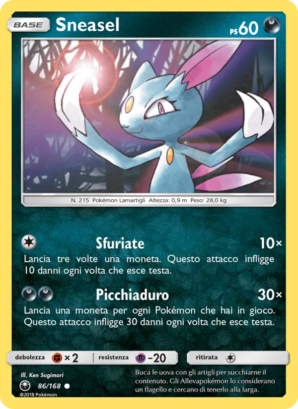 Sneasel Tempesta Astrale 86/168