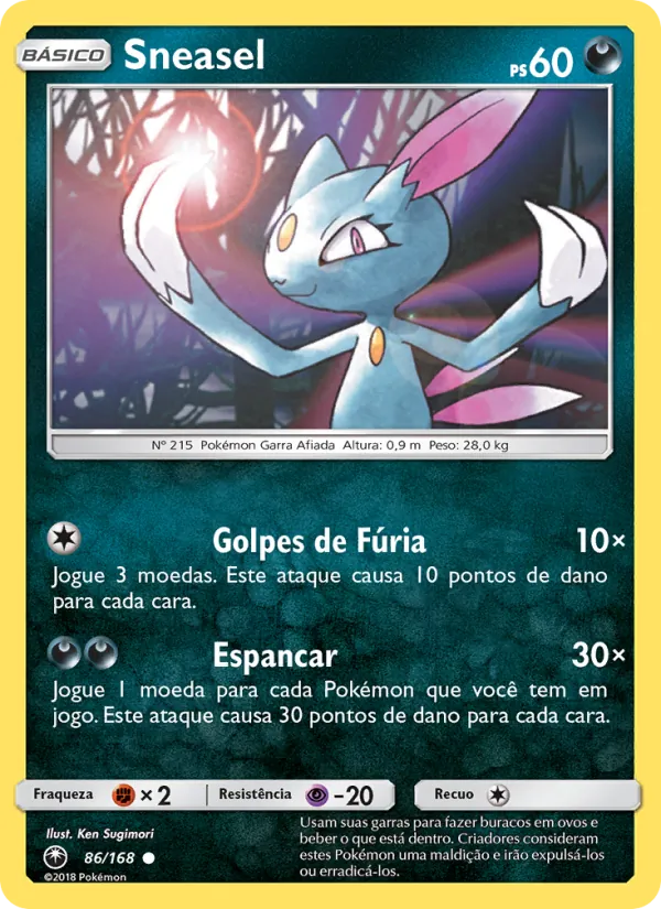 Sneasel Tempestade Celestial 86/168