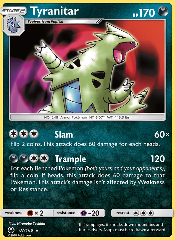 Tyranitar Celestial Storm 87/168