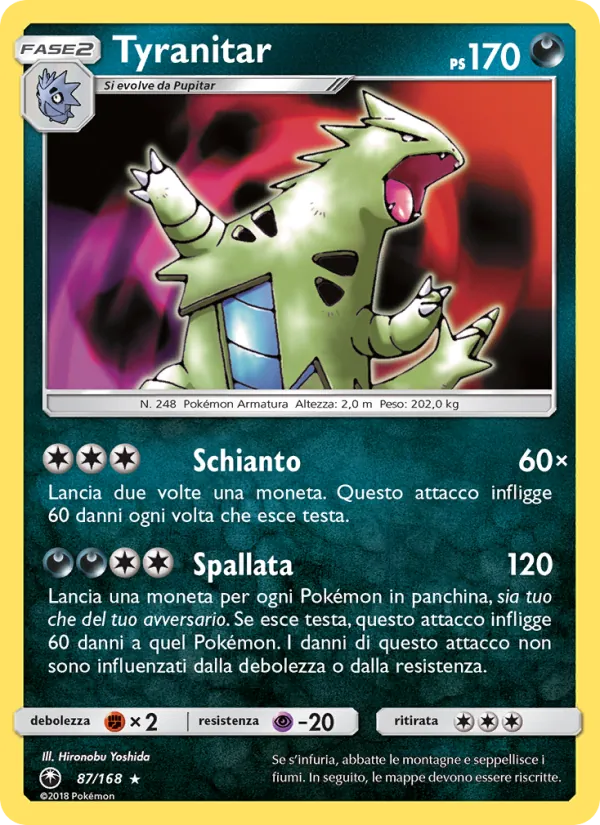 Tyranitar Tempesta Astrale 87/168