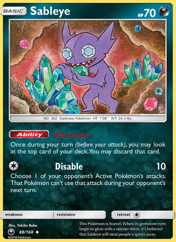 Sableye Celestial Storm 88/168