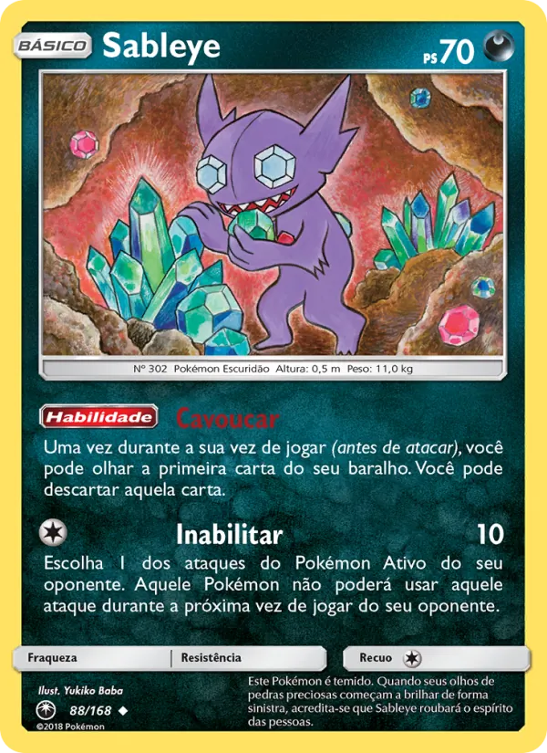 Sableye Tempestade Celestial 88/168