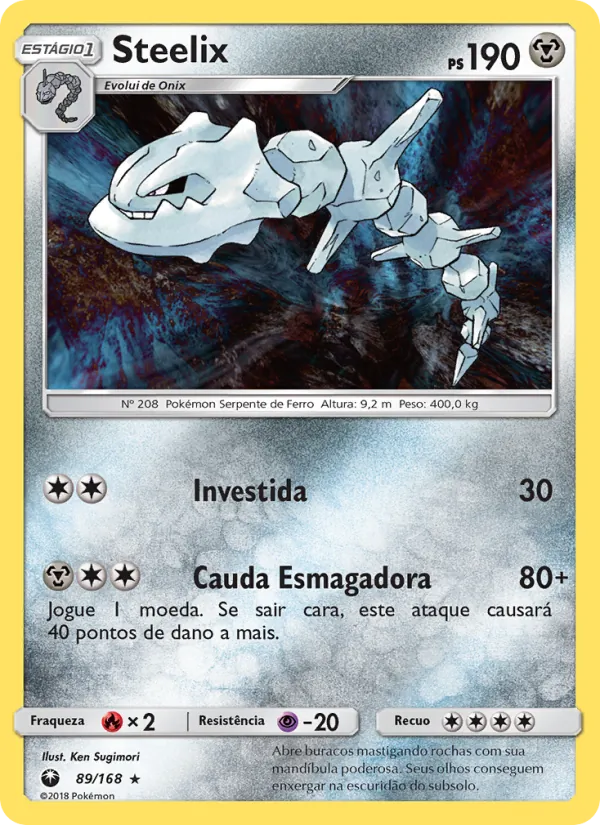 Steelix Tempestade Celestial 89/168