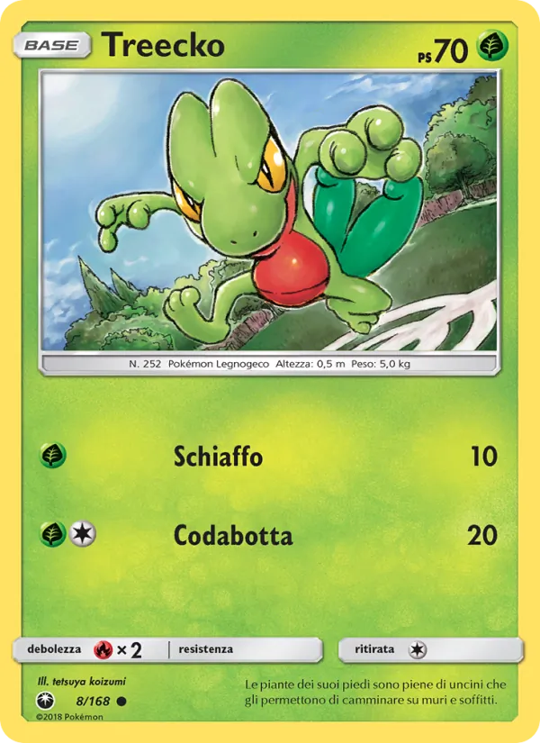 Treecko Tempesta Astrale 8/168
