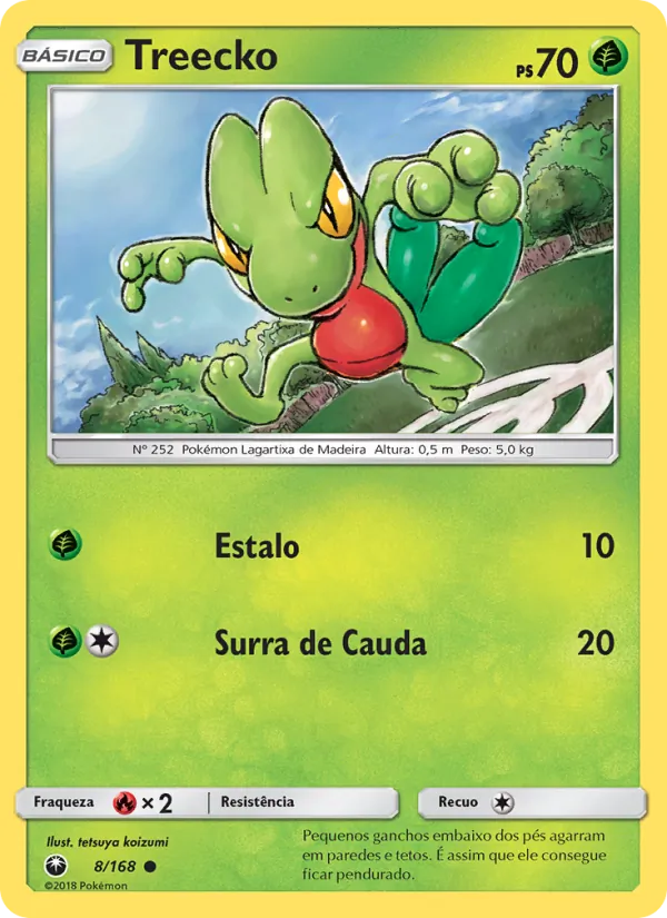 Treecko Tempestade Celestial 8/168