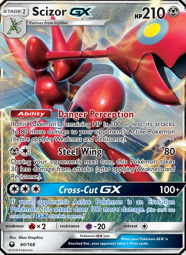 Scizor GX Celestial Storm 90/168