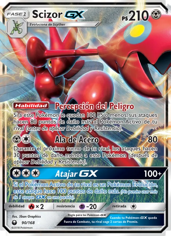 Scizor GX Tormenta Celestial 90/168